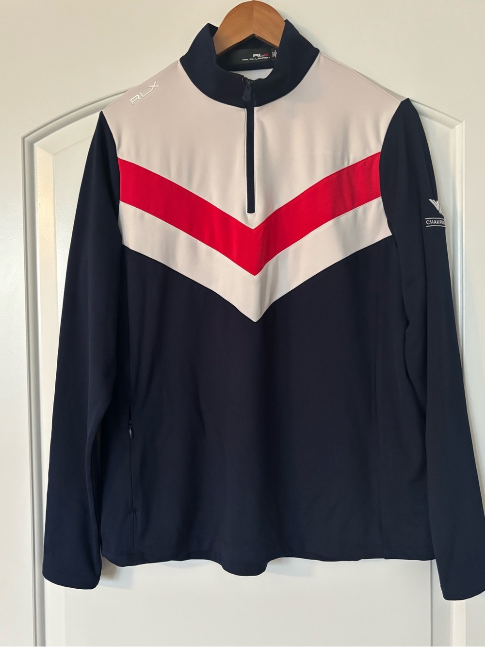 RLX Ralph Lauren Women's KPMG Women's PGA Championship Chevron Pullover - Large